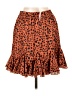 Peach Love 100% Polyester Animal Print Orange Casual Skirt Size L - photo 2