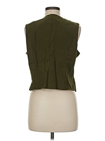 Unbranded Sleeveless Button-Down Shirt (view 2)