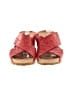 Yokono Red Wedges Size 6 1/2 - photo 2