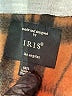 iris 100% Polyester Plaid Brown Coat Size M - photo 6