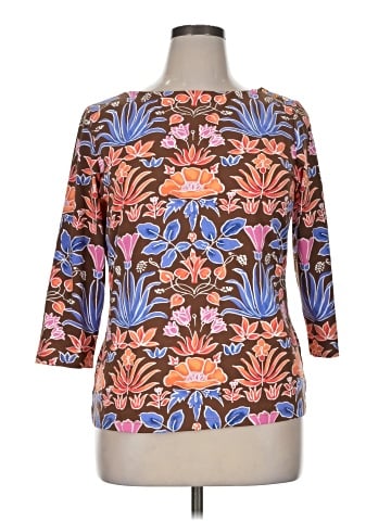 J. McLaughlin 3/4 Sleeve T-Shirt (view 1)