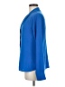 Halogen 100% Polyester Blue Long Sleeve Blouse Size M - photo 5