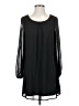 As U Wish 100% Polyester Solid Black Casual Dress Size XS - photo 1