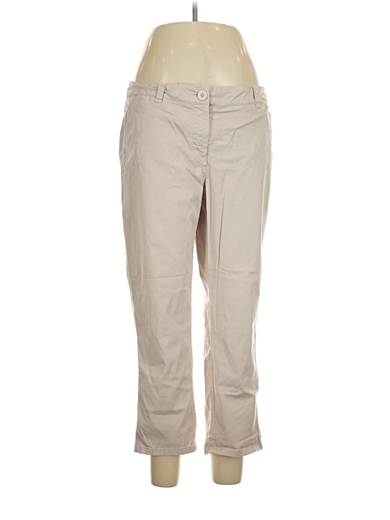 Pre-owned Crown & Ivy Khaki Pant In Tan