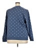 Karen Scott Sport Polka Dots Blue Pullover Sweater Size XXL - photo 2