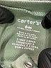 Carter's 100% Cotton Print Green Long Sleeve Onesie 3-6 MO / 6 MO - photo 3