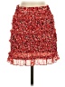 Gab & Kate 100% Polyester Tweed Red Casual Skirt Size S - photo 1