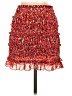 Gab & Kate 100% Polyester Tweed Red Casual Skirt Size S - photo 2