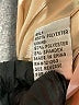 MIKAEL AGHAL 100% Polyester Metallic Tan Gold Cocktail Dress Size 10 - photo 7