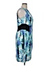 AGB Graphic Blue Casual Dress Size 16 - photo 4