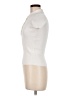 Zara Ivory Sleeveless Button-Down Shirt Size M - photo 5