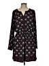 DR2 100% Polyester Paisley Black Casual Dress Size L - photo 1
