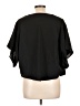 Shein 100% Polyester Black Short Sleeve Blouse Size L - photo 2