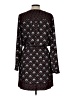 DR2 100% Polyester Paisley Black Casual Dress Size L - photo 2