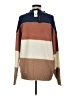 H By Halston Color Block Brown Pullover Sweater Size M - photo 2
