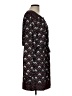 DR2 100% Polyester Paisley Black Casual Dress Size L - photo 4