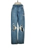 AGOLDE 100% Cotton Graphic Blue Jeans Size 23 waist - photo 1