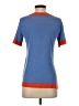 Tory Burch 100% Polyester Color Block Blue Short Sleeve Top Size XS - photo 2