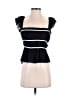 Isalis 100% Polyester Black Sleeveless Blouse Size M - photo 1