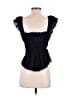 Isalis 100% Polyester Black Sleeveless Blouse Size M - photo 2