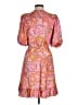 DELFI COLLECTIVE 100% Polyester Paisley Pink Cocktail Dress Size M - photo 2