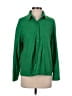 Shein 100% Polyester Green Long Sleeve Blouse Size 2 - photo 1
