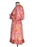 DELFI COLLECTIVE 100% Polyester Paisley Pink Cocktail Dress Size M - photo 5