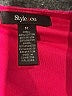 Style&Co 100% Polyester Pink 3/4 Sleeve Blouse Size M - photo 7