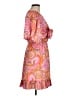 DELFI COLLECTIVE 100% Polyester Paisley Pink Cocktail Dress Size M - photo 4