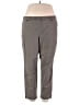 Lands' End Solid Gray Casual Pants Size 18 - photo 1