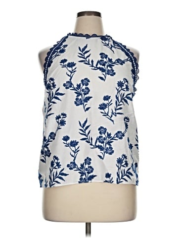Ann Taylor Factory Sleeveless Blouse (view 1)