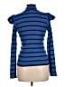 t.la Stripes Blue Turtleneck Sweater Size L - photo 2