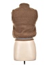 Sovereign Code 100% Polyester Brown Faux Fur Vest Size 12 - photo 2