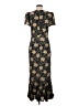 Rhode 100% Viscose Black Casual Dress Size 8 - photo 2