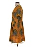 Madewell 100% Polyester Tropical Orange Casual Dress Size 2 - photo 5