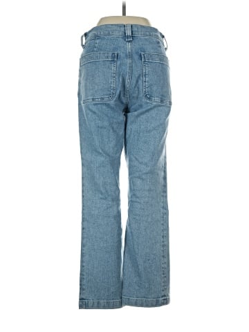 Madewell Kick Out Crop Jeans in Penman Wash: Patch Pocket Edition (view 2)