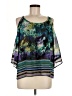 Sunny Leigh 100% Polyester Green 3/4 Sleeve Blouse Size M - photo 1