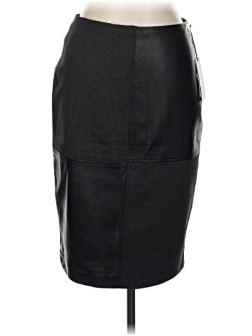Ivanka Trump Faux Leather Skirt (view 1)
