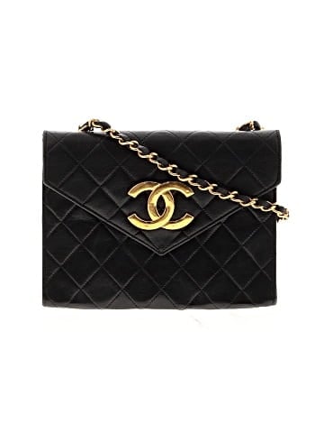 Chanel Vintage Leather Quilted Envelope Flap Bag (view 1)