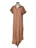 Unbranded 100% Polyester Tan Casual Dress Size S - photo 1