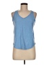 Soho Blue Sleeveless T-Shirt Size M - photo 1