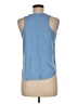 Soho Blue Sleeveless T-Shirt Size M - photo 2