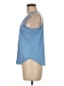 Soho Blue Sleeveless T-Shirt Size M - photo 5