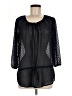 The Limited 100% Polyester Black 3/4 Sleeve Blouse Size M - photo 1