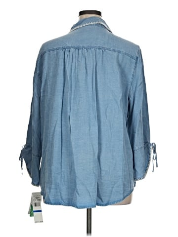 Alfred Dunner 3/4 Sleeve Button-Down Shirt (view 2)