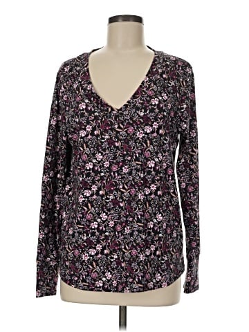 B Collection by Bobeau Long Sleeve Blouse (view 1)