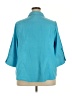 Cato Teal 3/4 Sleeve Button-Down Shirt Size 18 - photo 2