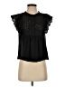 MNG Black Sleeveless Blouse Size XS - photo 1