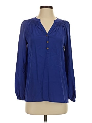 Lilly Pulitzer Long Sleeve Silk Top (view 1)