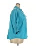 Cato Teal 3/4 Sleeve Button-Down Shirt Size 18 - photo 4